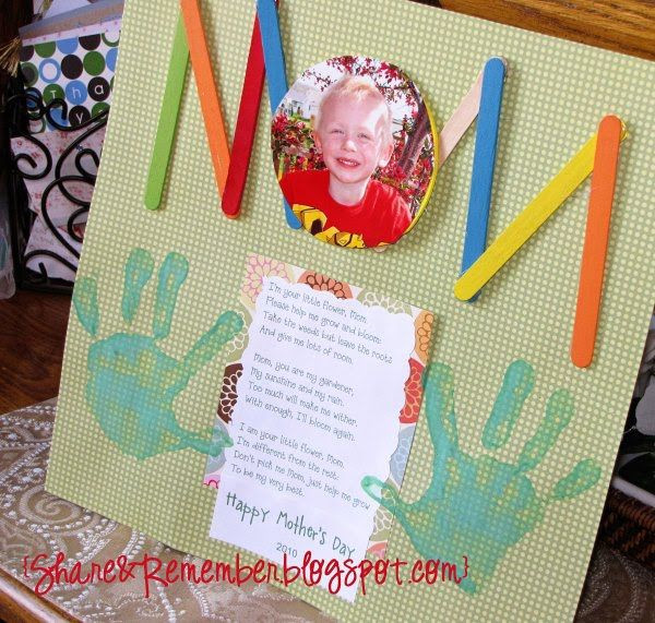 Preschool Mother Day Gift Ideas
 Here’s the poem I used found at Little Giraffes I’m your