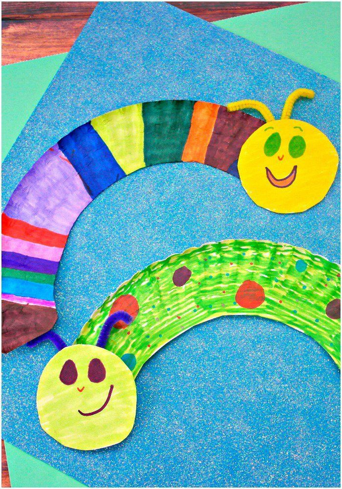 Preschool Summer Craft Ideas
 Paper Plate Caterpillars