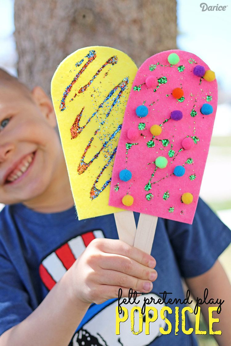 Preschool Summer Craft
 Popsicle Craft for Pretend Play Darice