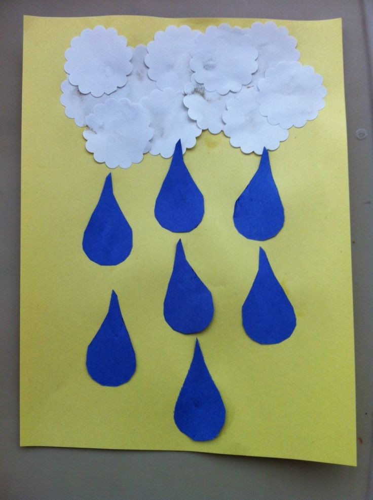 Preschoolers Arts And Crafts Ideas
 Raindrop Craft for Toddlers and Preschoolers at Daycare