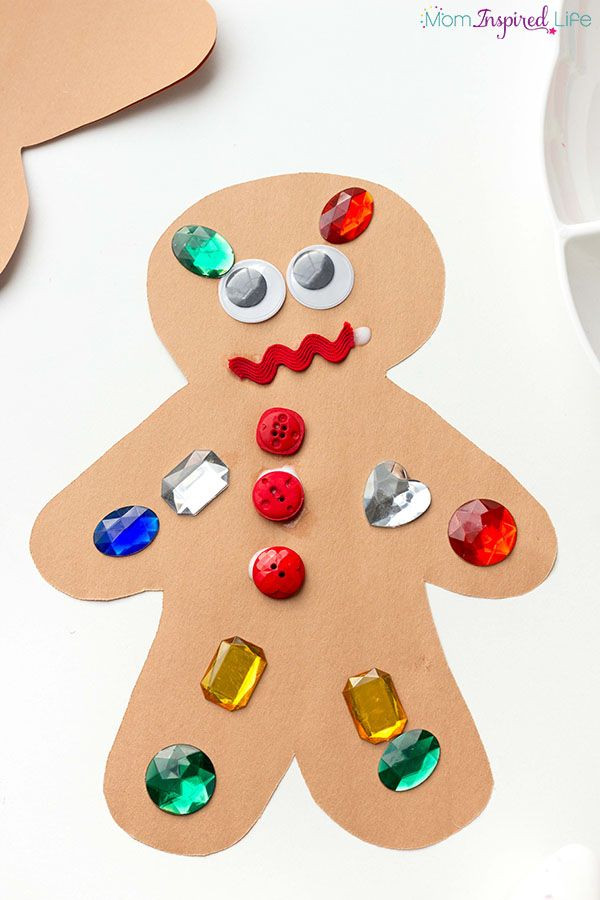 Preschoolers Arts And Crafts Ideas
 Decorate a Gingerbread Man Art Activity for Kids