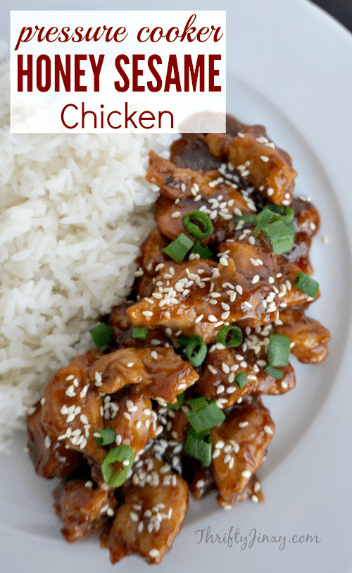 Pressure Cooker Chinese Recipes
 Easy Pressure Cooker Recipes Honey Sesame Chicken
