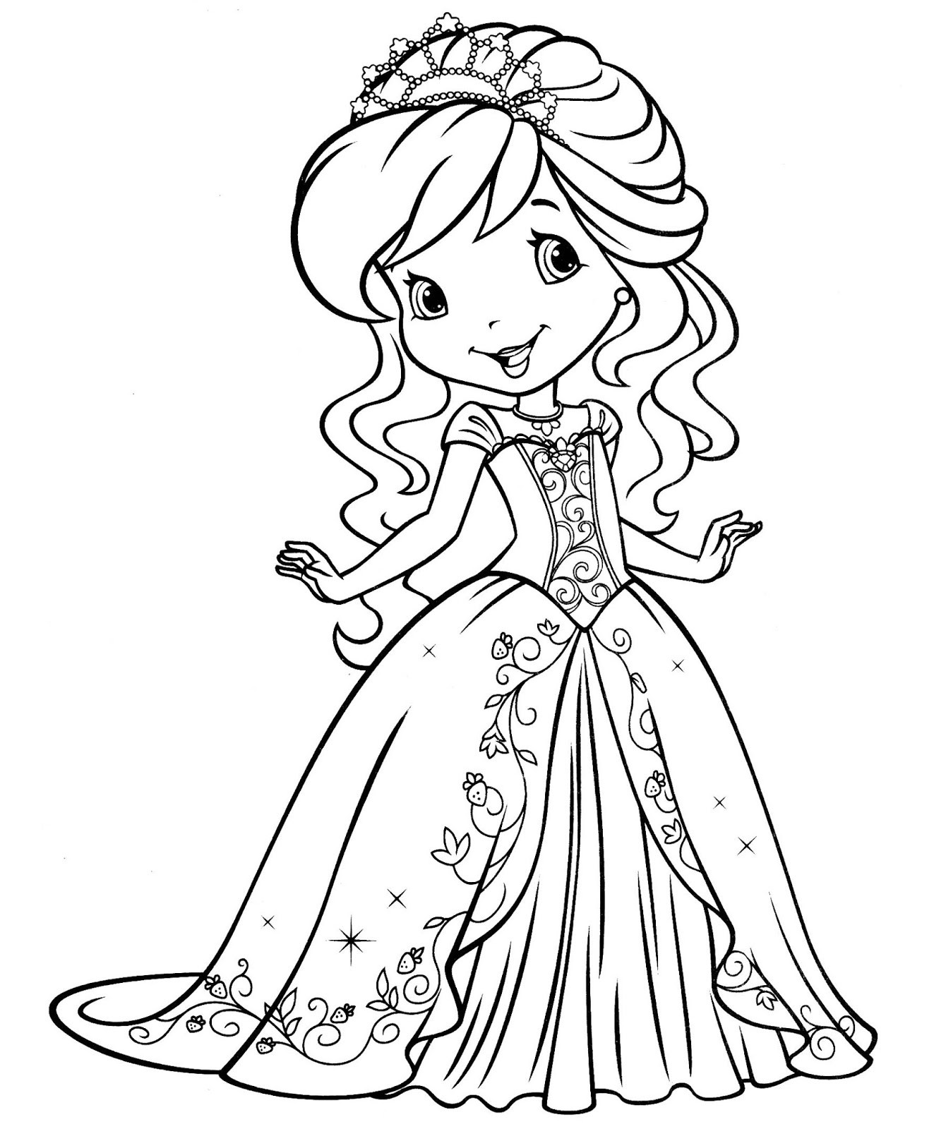 Pretty Girls Coloring Pages
 Coloring Pages for Girls Best Coloring Pages For Kids