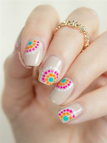 Pretty Nail Colors For Spring
 DIY Summer nail art designs colorblocked manicures