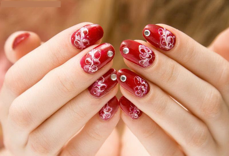 Pretty Red Nails
 Nail Art Designs Trends For Short & Long Nails 2013
