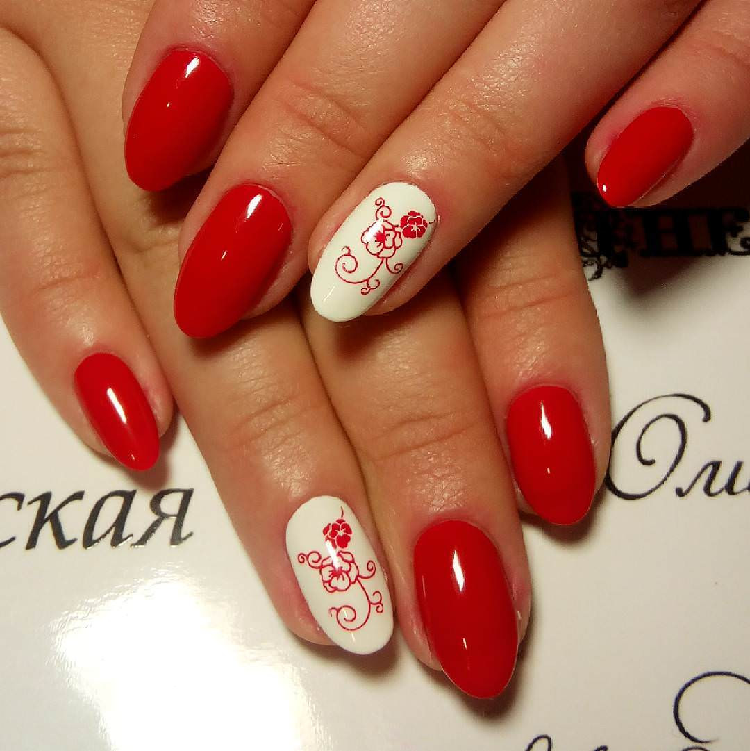 Pretty Red Nails
 29 Red Acrylic Nail Art Designs Ideas