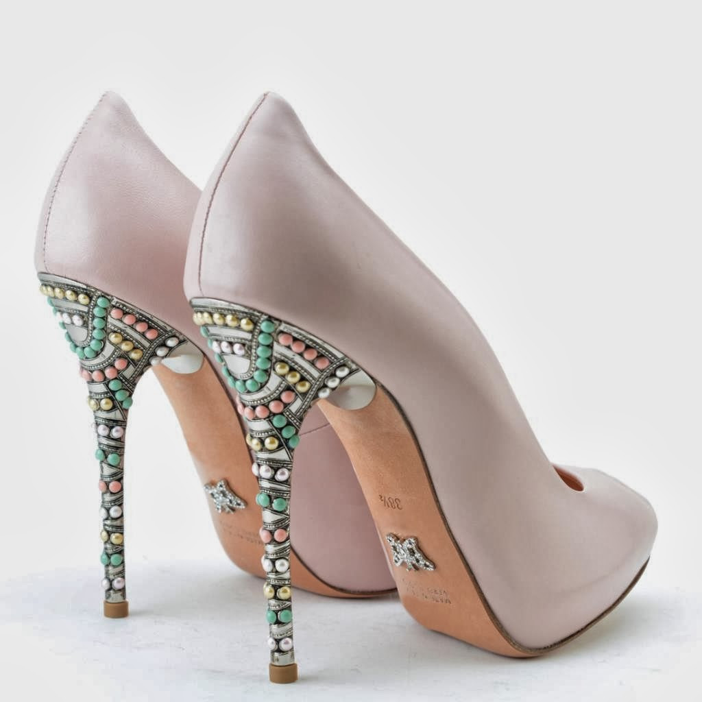Pretty Wedding Shoes
 Nina Renee Designs Beautiful Bridal Shoes by Aruna Seth