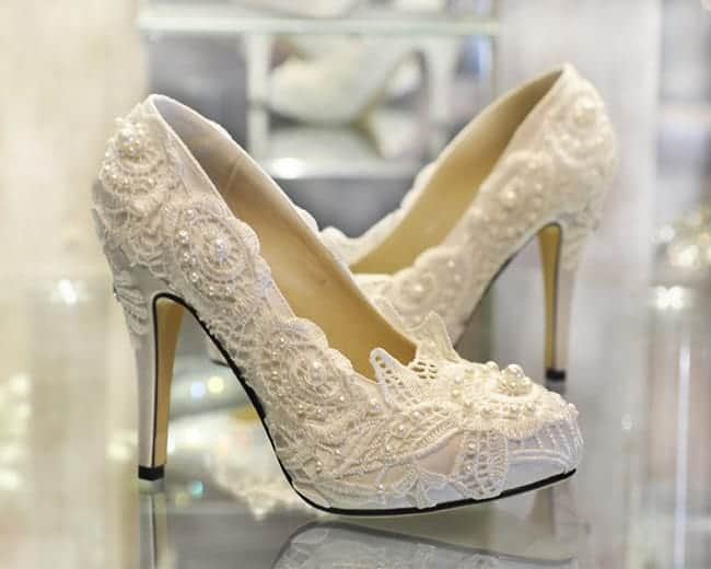 Pretty Wedding Shoes
 A Collection of Ivory Wedding Shoes Ideas SheIdeas