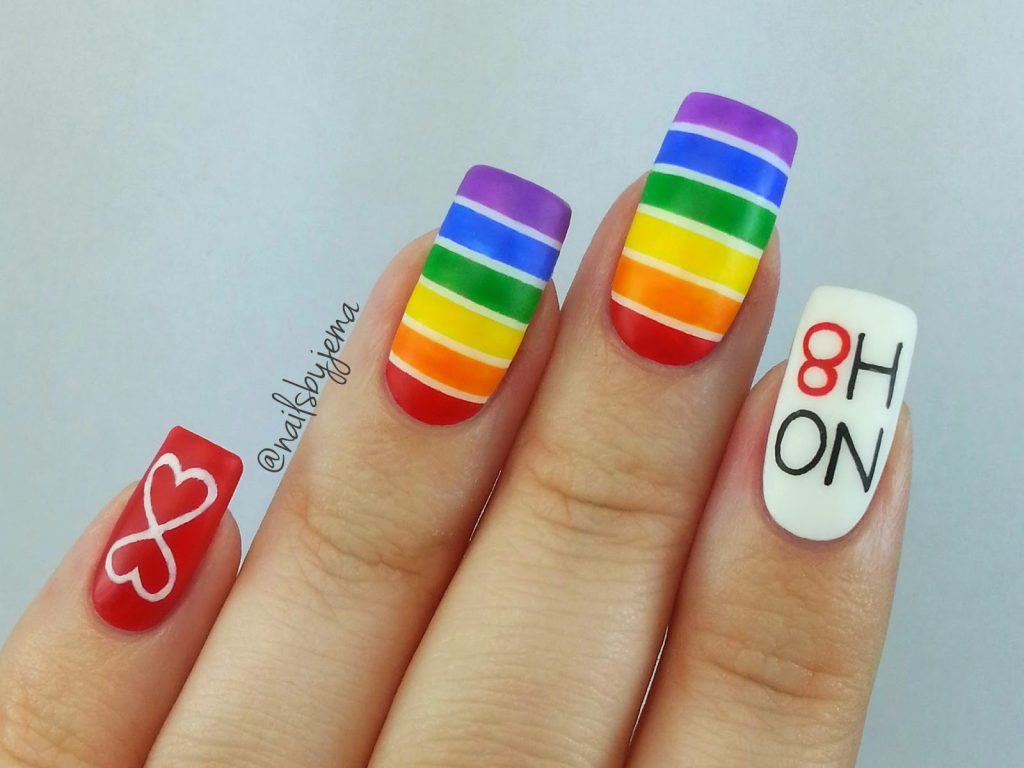 Pride Nail Designs
 pride nails