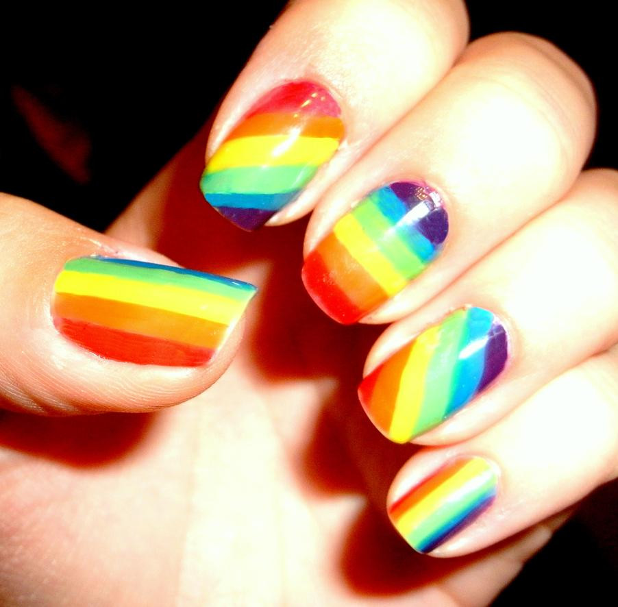Pride Nail Designs
 Ready for Gay Pride Nails by CosmosBrownie on DeviantArt