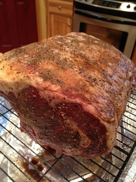 Prime Rib Roast On Pellet Grill
 The first thing I do is bring the Prime Rib Roast to room