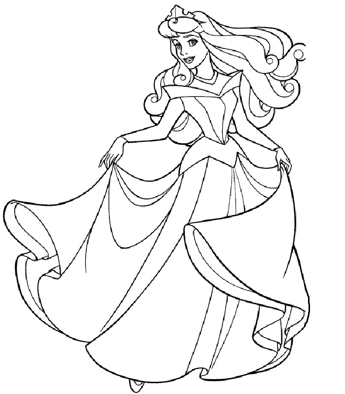 Princess Coloring Sheets For Girls
 Disney Princess Belle Coloring Pages