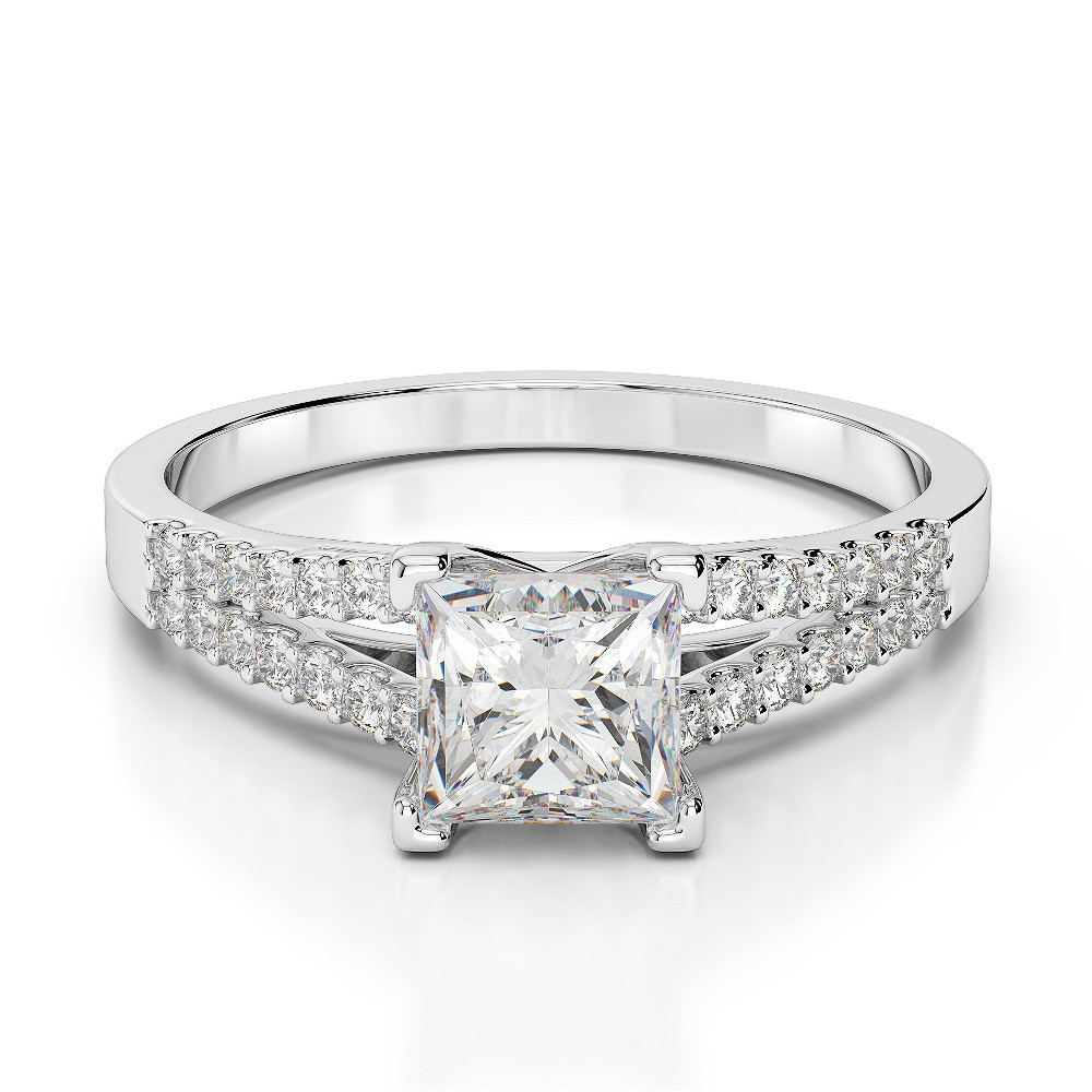Princess Cut Engagement Rings
 2 00 CARAT PRINCESS CUT D VS2 DIAMOND SOLITAIRE ENGAGEMENT
