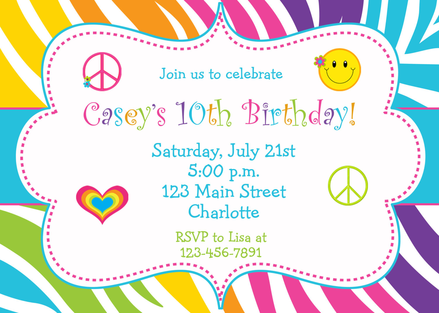Print Birthday Invitations
 Print Birthday Invitations at Home — FREE Invitation