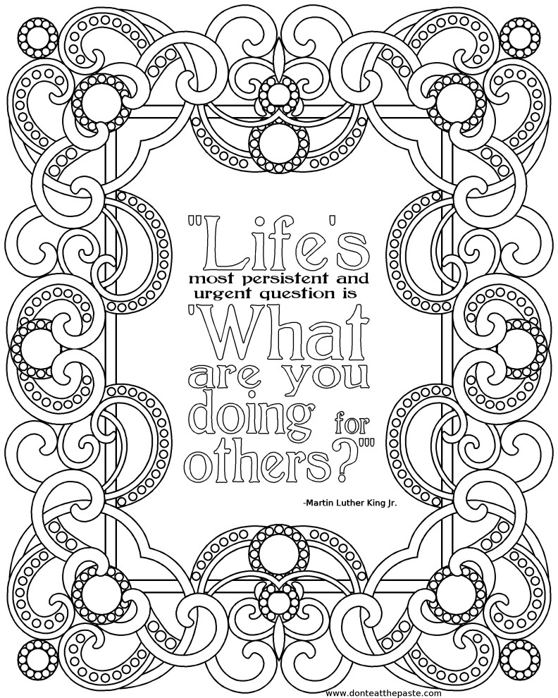 Printable Adult Coloring Pages Quotes
 All Quotes Coloring Pages Printable QuotesGram