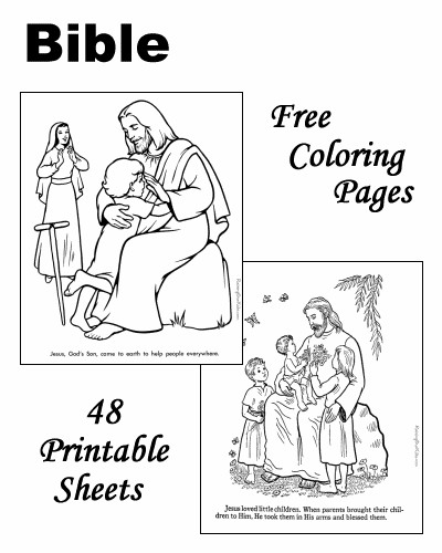 Printable Bible Coloring Pages Kids
 Free Printable Bible Coloring Pages