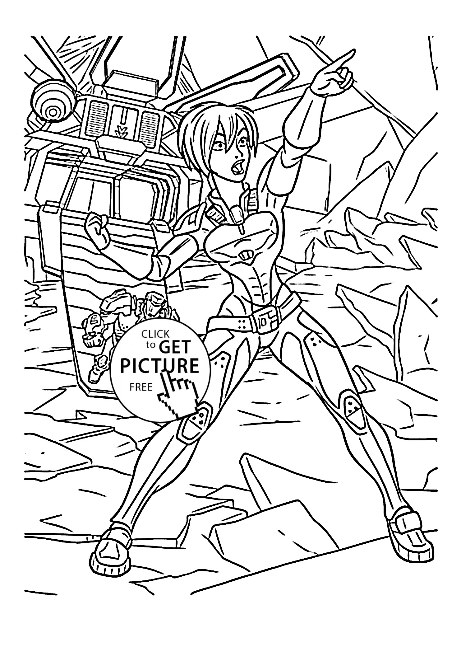 Printable Childrens Coloring Pages
 Calhoun coloring pages for kids printable free Wreck it