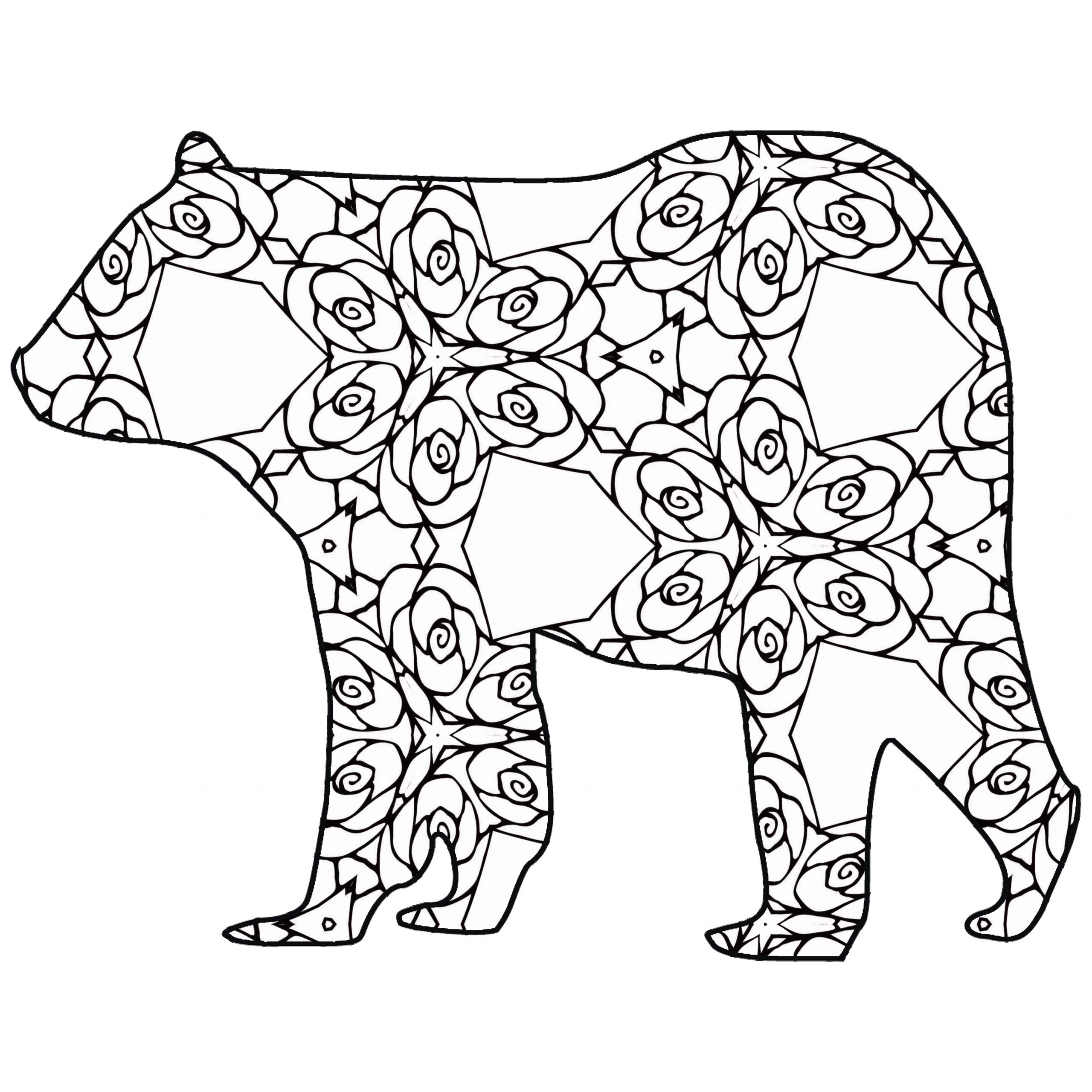 Printable Coloring Pages Animals
 30 Free Coloring Pages A Geometric Animal Coloring