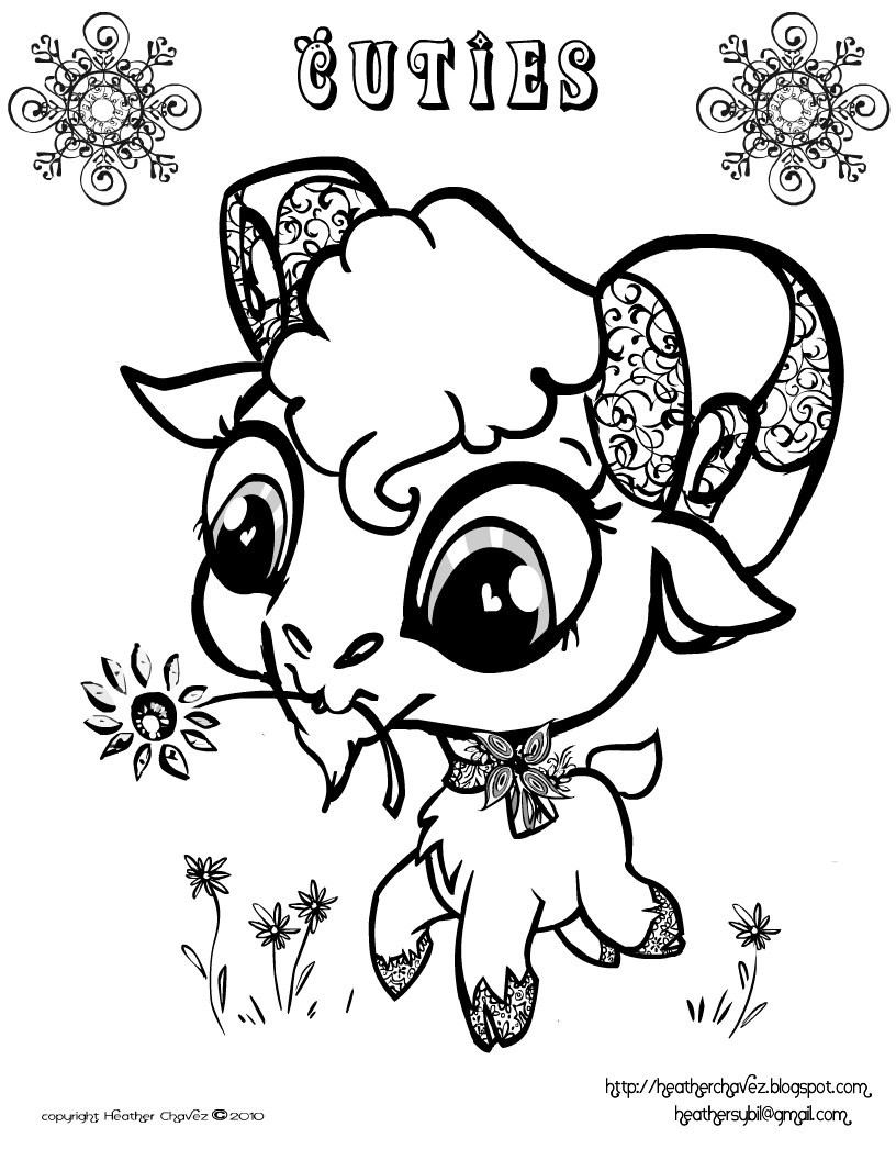 Printable Coloring Pages Animals
 Quirky Artist Loft Cuties Free Animal Coloring Pages
