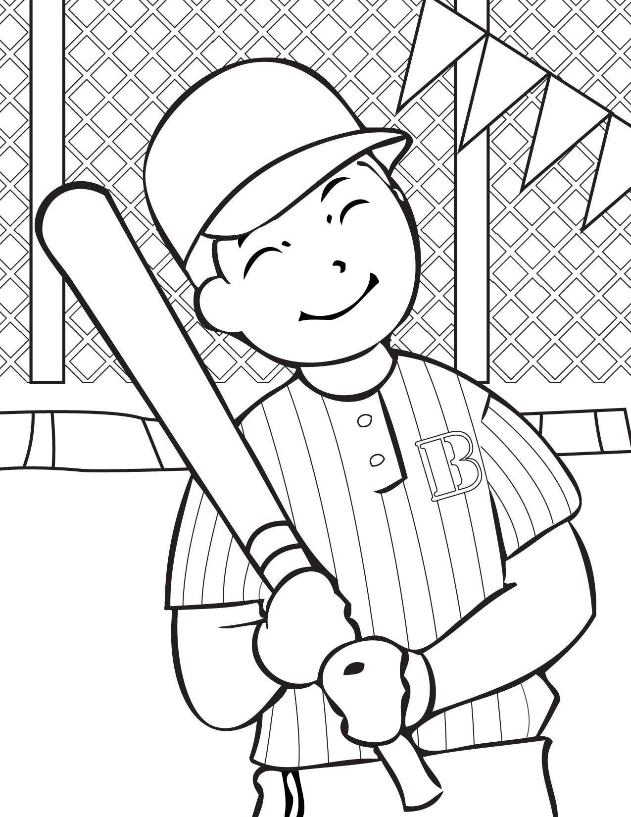 Printable Coloring Pages For Boys
 Free Printable Baseball Coloring Pages for Kids Best