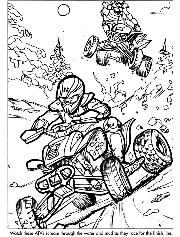 Printable Coloring Pages For Boys
 3 extreme sports coloring pages always looking for