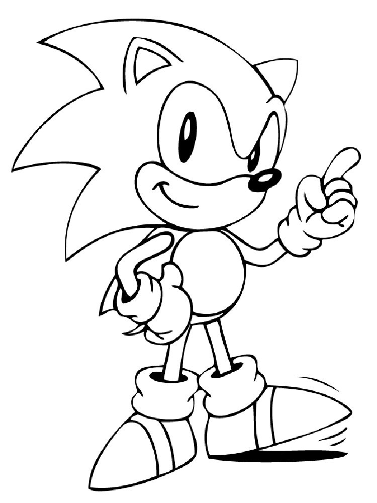 Printable Coloring Pages For Boys
 Super Sonic coloring pages Free Printable Super Sonic