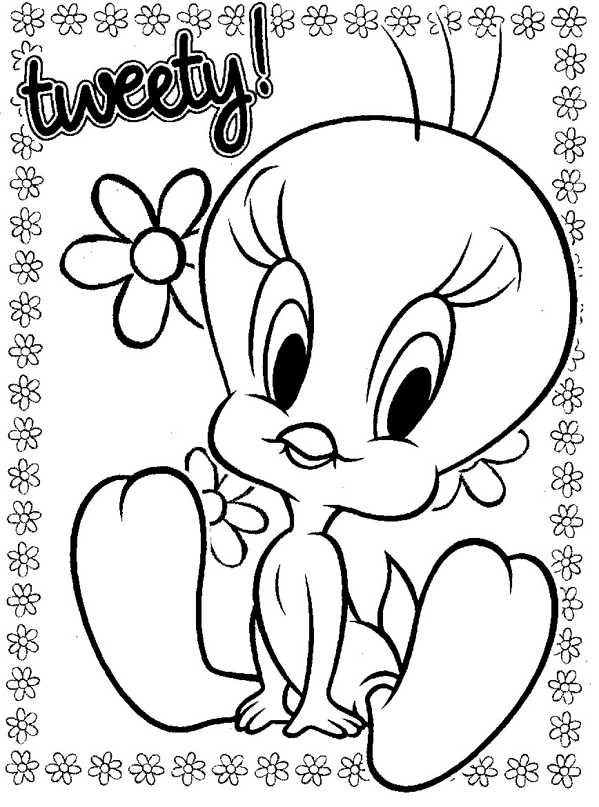 Printable Coloring Pages For Children
 Free Printable Tweety Bird Coloring Pages For Kids