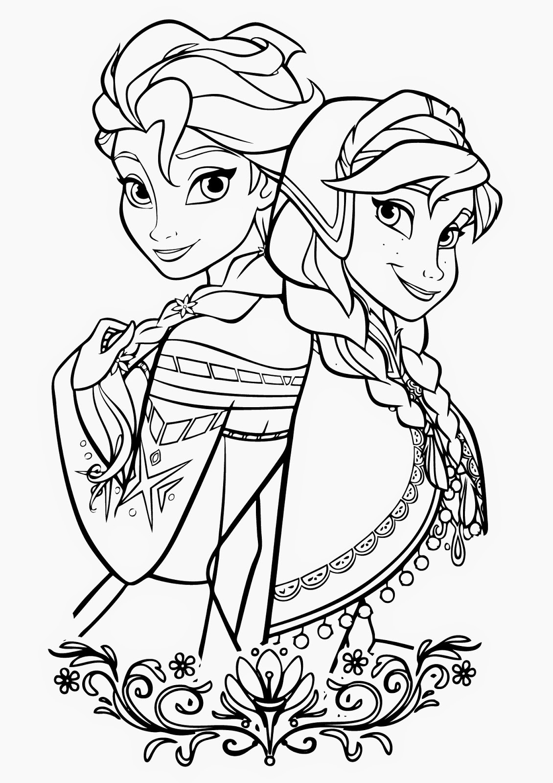 Printable Coloring Pages Frozen
 15 Beautiful Disney Frozen Coloring Pages Free Instant