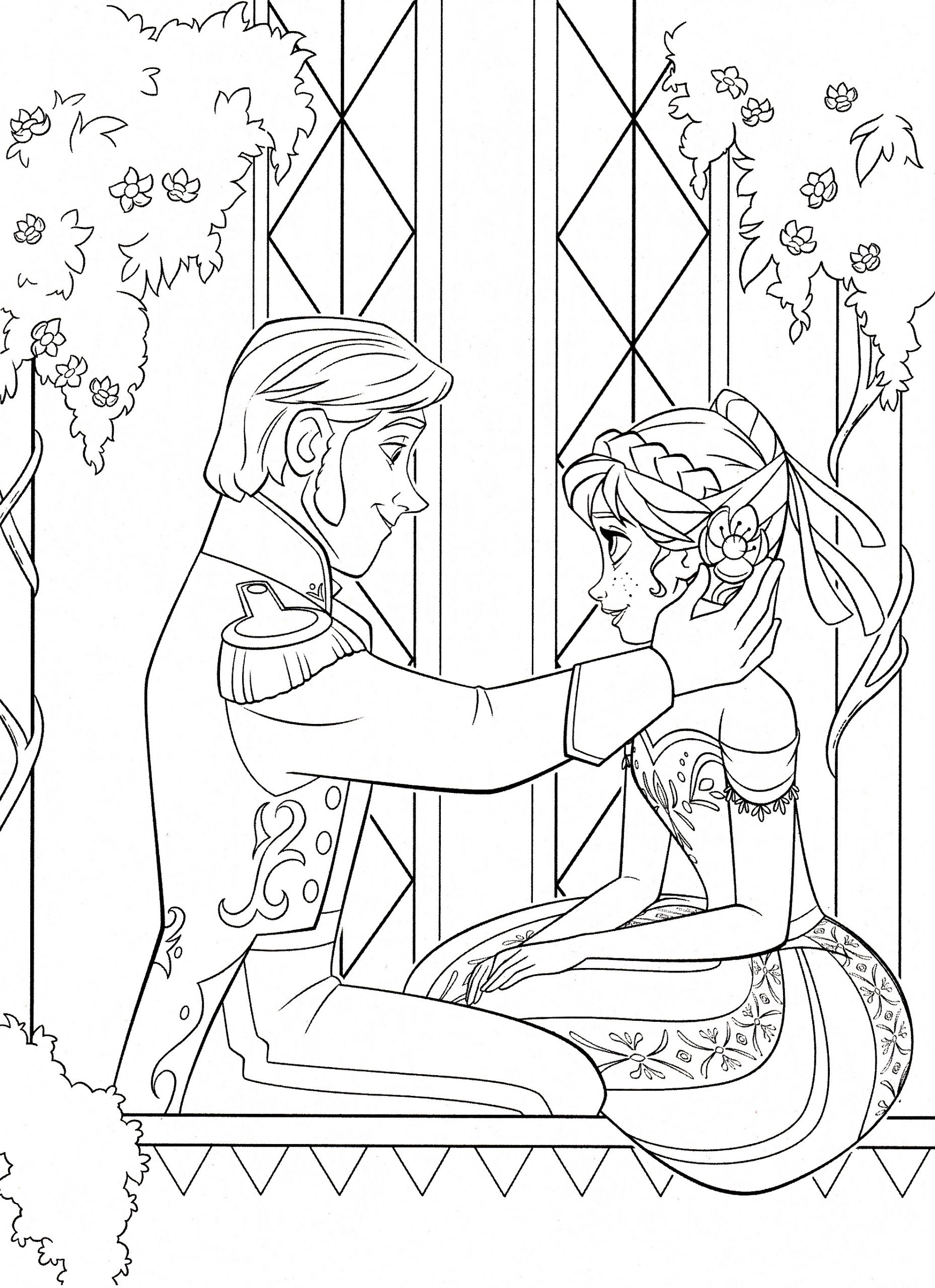Printable Coloring Pages Frozen
 Disney’s Frozen Colouring Pages