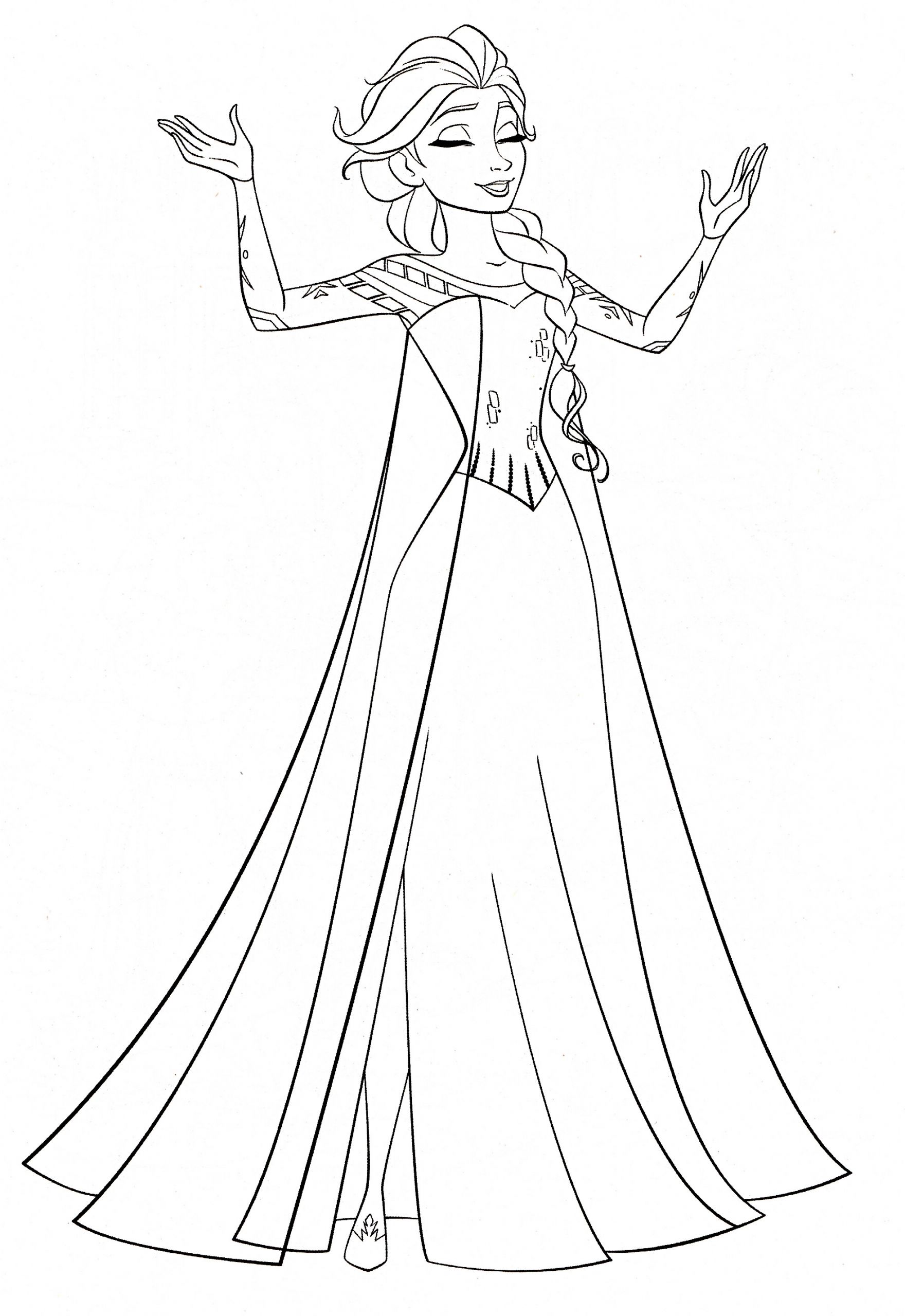 Printable Coloring Pages Frozen
 Disney’s Frozen Colouring Pages