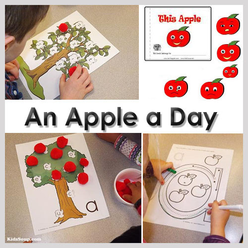 Printable Crafts For Preschoolers
 Preschool Apples Activities Crafts Lessons and Games