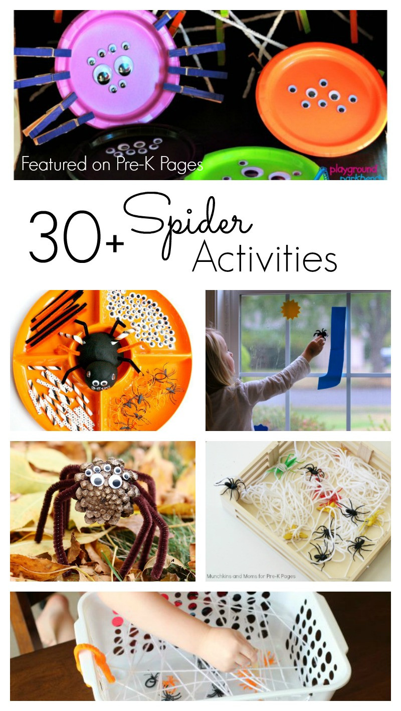Printable Crafts For Preschoolers
 Spider Activities for Preschoolers Pre K Pages