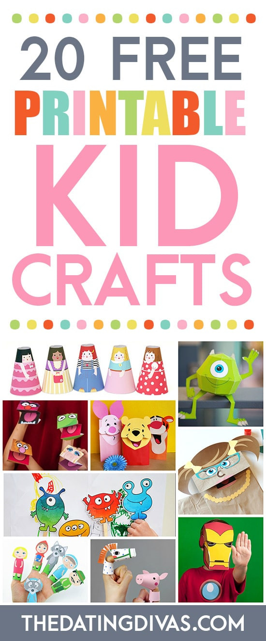 Printable Crafts For Toddlers
 101 Free Printables For Kids The Dating Divas