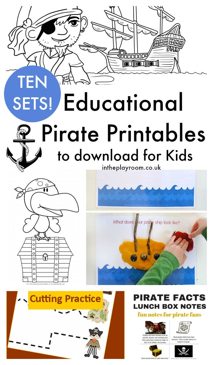 Printable Crafts For Toddlers
 13 Fun Pirate Crafts for Kids and 10 Pirate Printables