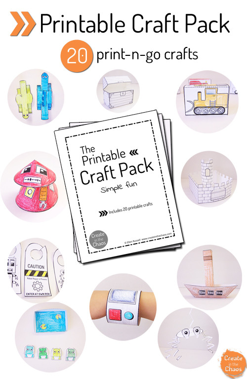 Printable Crafts For Toddlers
 Printable Crafts for Kids Jennie Moraitis