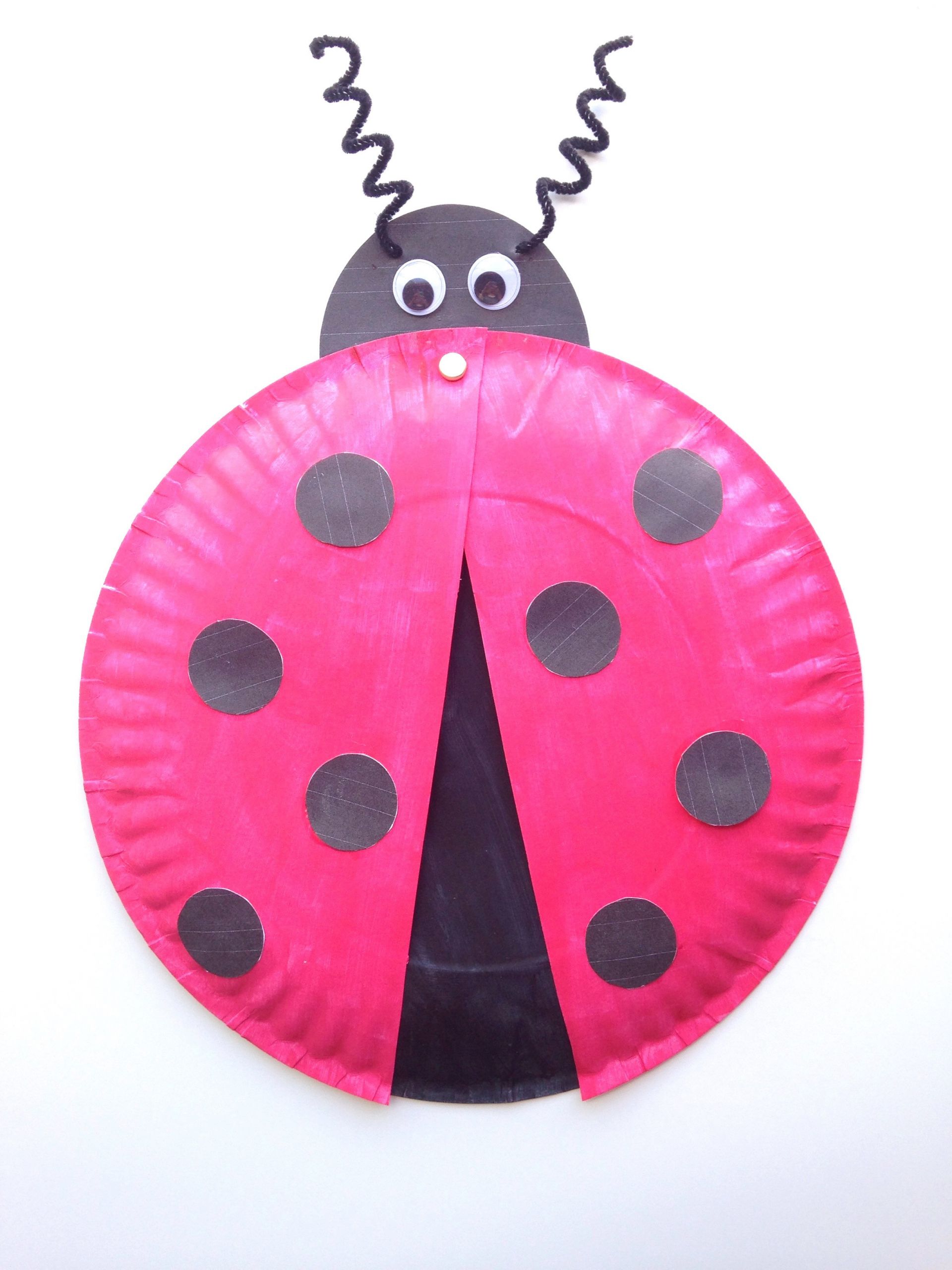 Printable Crafts For Toddlers
 Ladybug Paper Plate Craft for Kids Free Printable