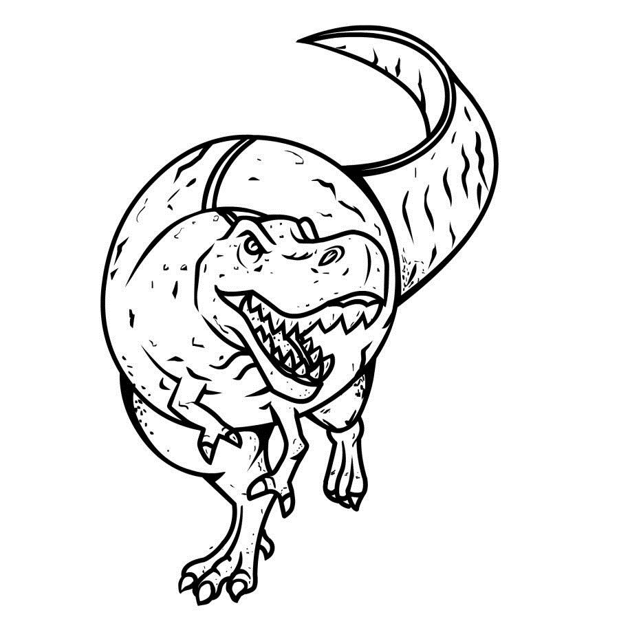 Printable Dinosaur Coloring Pages
 Free Printable Dinosaur Coloring Pages For Kids