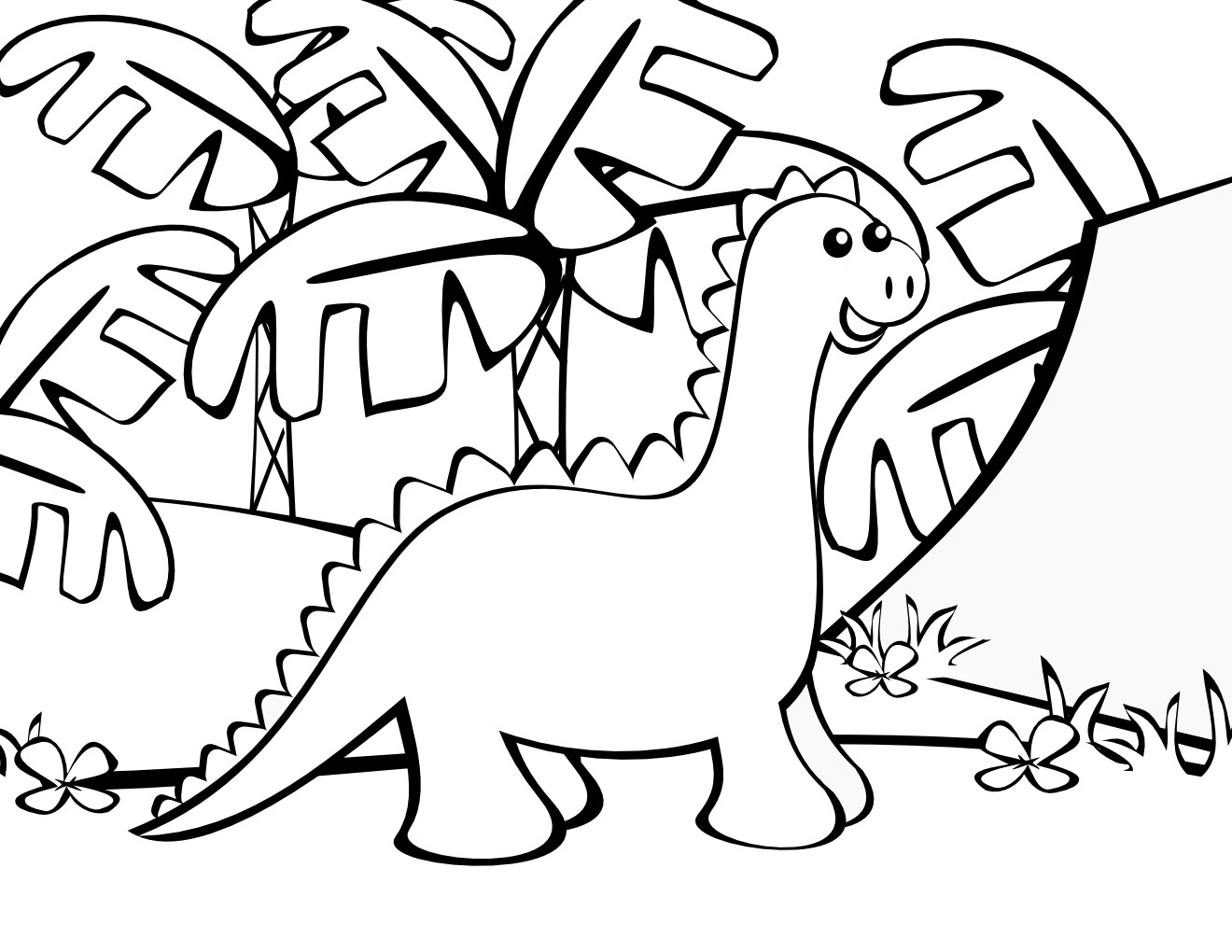 Printable Dinosaur Coloring Pages
 Free Coloring Pages Dinosaur Coloring Pages