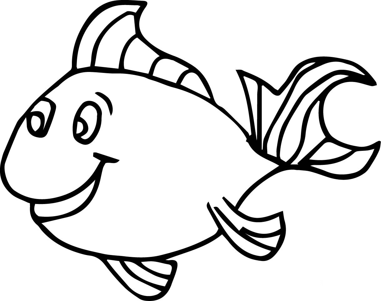 Printable Fish Coloring Pages
 Fish Drawing For Colouring at GetDrawings