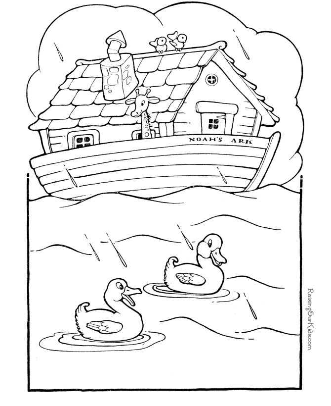 Printable Noah'S Ark Coloring Pages
 Noah s Ark coloring pages 002