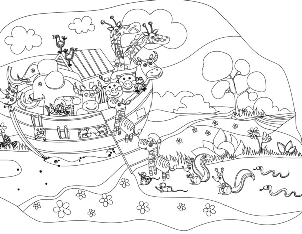 Printable Noah'S Ark Coloring Pages
 FREE Noah s Ark Coloring Page – Children s Ministry Deals