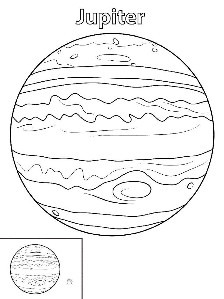 Printable Planet Coloring Pages
 Jupiter planet coloring pages Science