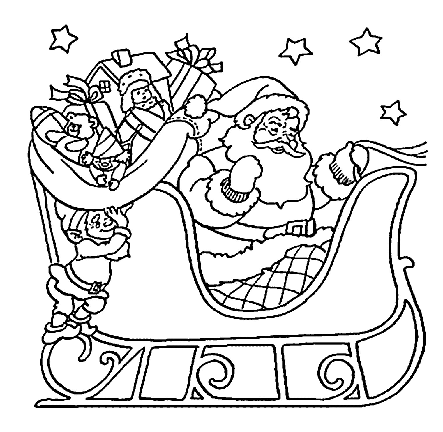 Printable Santa Coloring Pages
 Santa Coloring Pages Best Coloring Pages For Kids