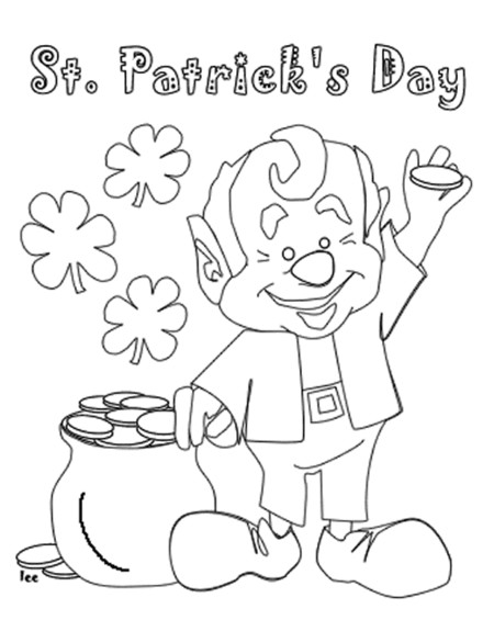 Printable St Patrick'S Day Coloring Pages
 St Patrick s Day Coloring Pages Disney Coloring Pages