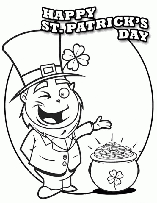 Printable St Patrick'S Day Coloring Pages
 12 Printable St Patrick’s Day Coloring Pages for Kids