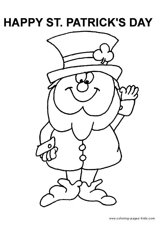 Printable St Patrick'S Day Coloring Pages
 17 Best images about Dibujos St Patricks Day on