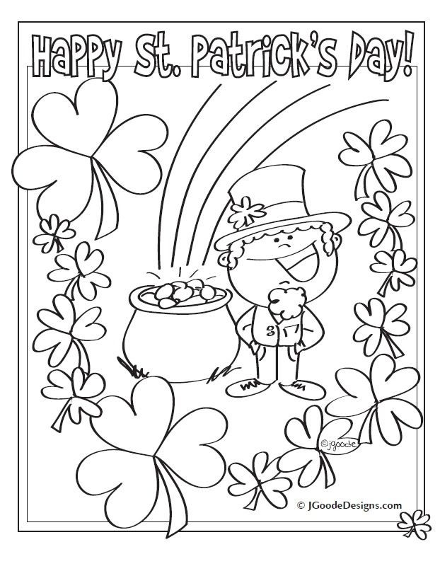 Printable St Patrick'S Day Coloring Pages
 st patrick s day coloring pages