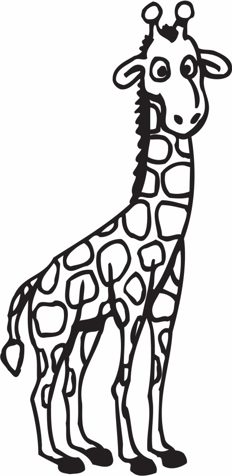 Printable Toddler Coloring Pages
 Coloring Pages for Kids Giraffe Coloring Pages for Kids