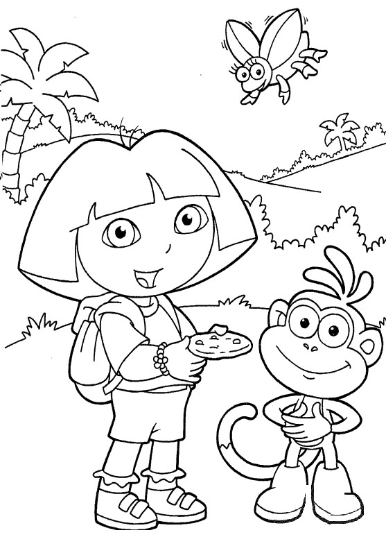 Printable Toddler Coloring Pages
 Dora Coloring Pages Sheets