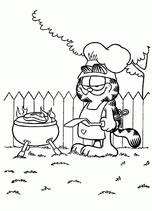 Printable Toddler Coloring Pages
 Free Printable Garfield Coloring Pages For Kids